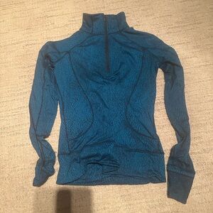 lululemon athletica Blue Long Sleeve Top